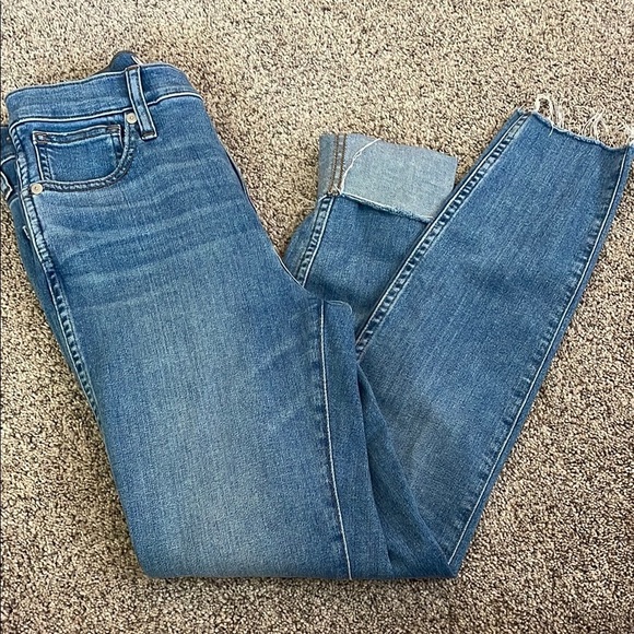 Madewell 10” high rise skinny 25 - Picture 1 of 4